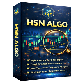 HSN ALGO Indicator forex trading signal tool with buy and sell alerts on MT4 MT5 chart