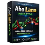 ABO LANA-𝑀 Indicator trading chart showing buy and sell signals on price chart for traders