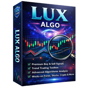 Lux Algo Indicator smart money trading signals on MT4 MT5 chart