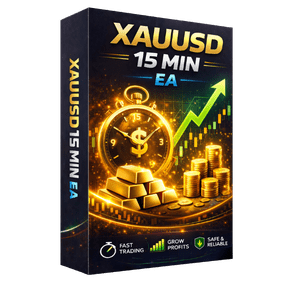XAUUSD 15 Min EA automated gold trading robot analyzing 15-minute gold