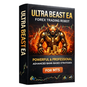 Ultra Beast EA automated Forex trading robot analyzing market charts on MetaTrader platform