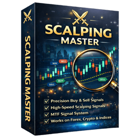 Scalping Master Indicator showing accurate buy and sell signals on Forex chart for scalping strategy