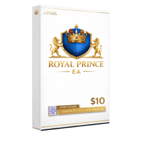 Royal Prince Scalper EA MT5 automated forex scalping robot executing fast trades on MetaTrader 5 chart