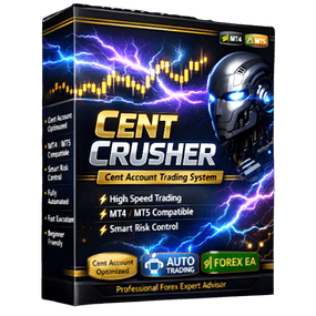 Cent Crusher Bot is a powerful automated Forex trading EA optimized for cent accounts with fast execution and smart risk management.