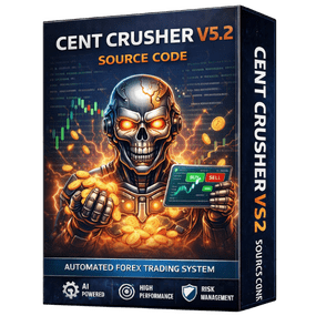 Cent Crusher V5.2 Source Code is a smart EA development framework for MT4 & MT5 optimized for cent accounts with full customization.