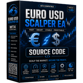 Euro Scalper EA is a fast automated trading system for MT4 & MT5 designed for precise EUR scalping.