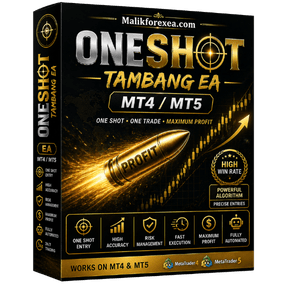 One Shot EA is a precision trading system for MT4 & MT5 focused on high-accuracy entries and low-frequency trades.