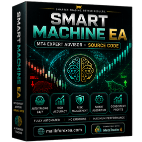 SMART MACHINE EA Source Code provides full access to editable MT4 and MT5 trading bot source files for customization and development.