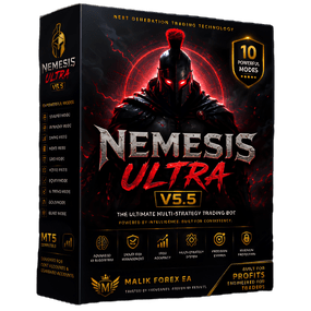 Nemesis Ultra v5.5 EA is a professional MT4 & MT5 automated trading system featuring intelligent market analysis, multi-strategy execution,
