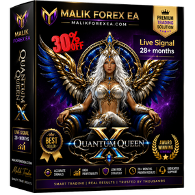 Quantum Queen EA automates Gold trading with rule-based execution, XAUUSD monitoring, and risk management.