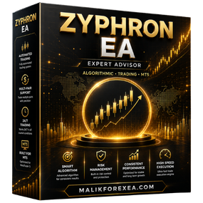 ZYPHRON EA MT5 is an advanced automated trading system for MT5 with smart market monitoring, fast execution, risk management,