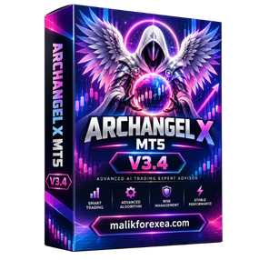 Archangel X v3.4 MT5 is an automated Forex and Gold trading EA for MetaTrader 5, featuring trend analysis, volatility analysis, automated