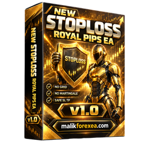 New Stoploss Royal Pips EA MT5 is an automated XAUUSD Gold trading EA for MetaTrader 5, featuring M5 trading, Stop Loss, Take
