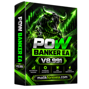 POW BANKER EA MT5 v8.991 is an automated Forex and Gold trading EA for MetaTrader 5, featuring sequence trading, grid and hedging, ATR,