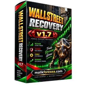 Download WallStreet Recovery PRO v1.7 MT4 Expert Advisor. Automated recovery trading system with position management, configurable risk
