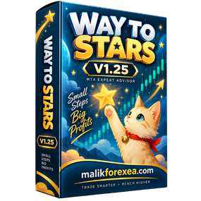 Download Way To Stars MT4 v1.25 Unlimited Expert Advisor for MetaTrader 4. Automated Forex trading EA with configurable risk