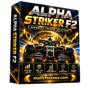 Alpha Striker F2 MT5 review covering features, XAUUSD trading, settings, strategy, installation, backtesting, and risk management.