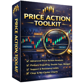 Price Action Toolkit Indicator MT4 MT5 trading chart showing support resistance and entry signals