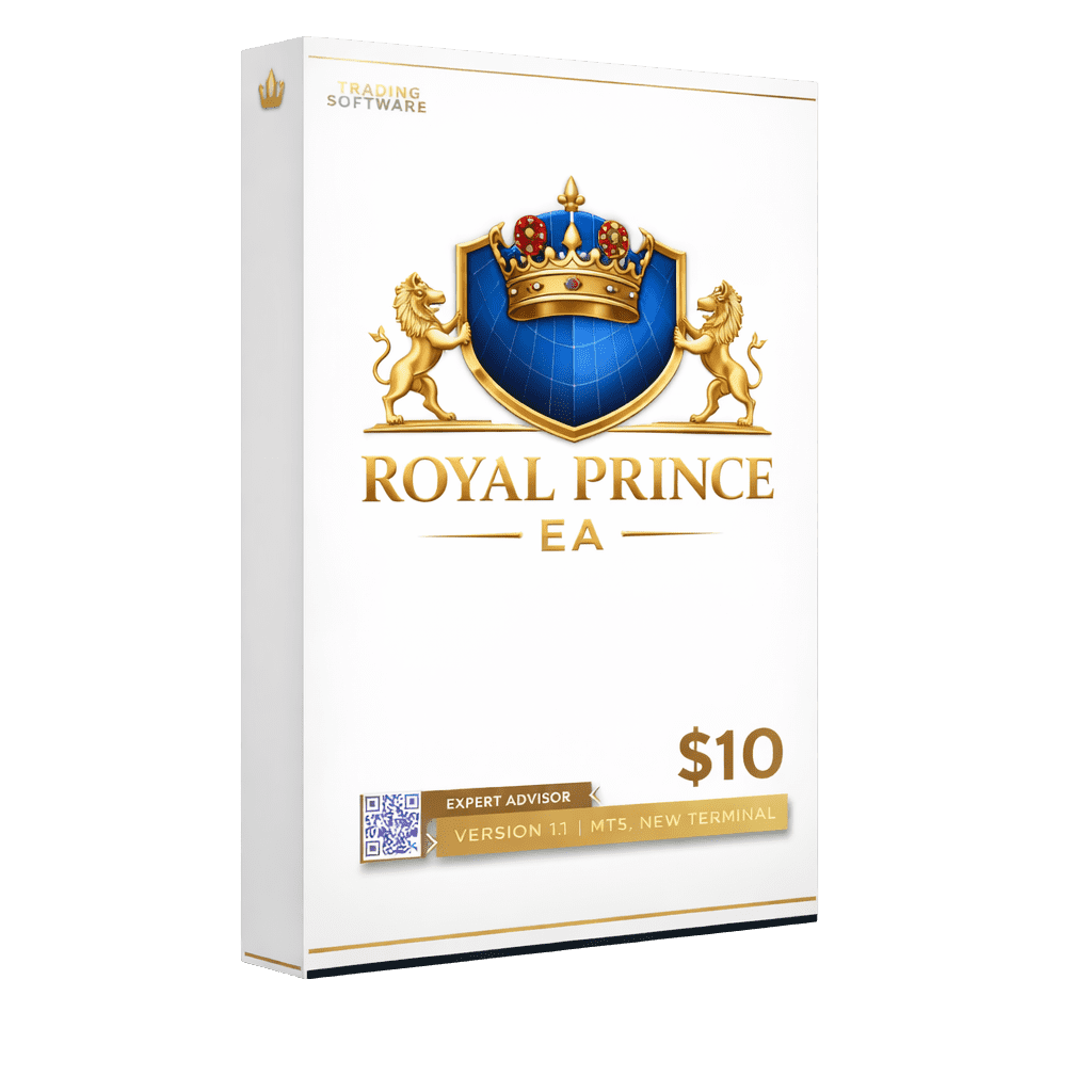 Royal Prince Scalper EA MT5 automated forex scalping robot executing fast trades on MetaTrader 5 chart