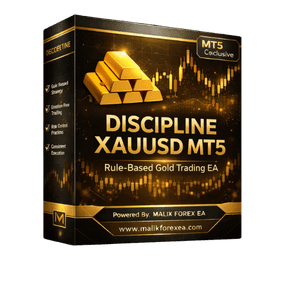 Discipline XAUUSD MT5 is a rule-based gold trading EA for MetaTrader 5, offering structured execution, controlled risk management,