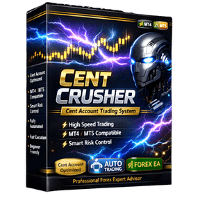 Cent Crusher Bot is a powerful automated Forex trading EA optimized for cent accounts with fast execution and smart risk management.