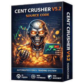 Cent Crusher V5.2 Source Code is a smart EA development framework for MT4 & MT5 optimized for cent accounts with full customization.
