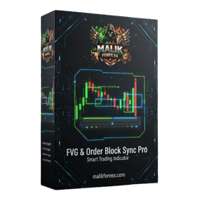 FVG & Order Block Sync Pro is a Smart Money Concept trading indicator detecting fair value gaps and order blocks for precise entries.