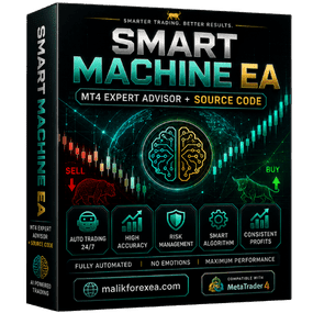 SMART MACHINE EA Source Code provides full access to editable MT4 and MT5 trading bot source files for customization and development.
