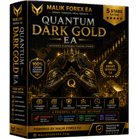 Quantum Dark Gold EA automates XAUUSD trading with a dual-order strategy, momentum-based execution, and risk management.