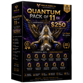 Quantum Pack of 11 EA combines 11 automated trading bots for Forex and Gold in one complete trading package.